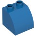 11170 - Blue - Duplo Brick 2 x 2 x 1 1/2 with Curved Top