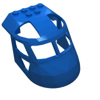 11293 - Aircraft Fuselage Curved Forward 6 x 8 Top - Blue