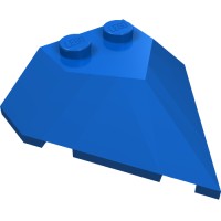 22391 - Wedge Sloped 4 x 4 Pointed - Blue