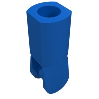 23443 - Bar Holder with Hole and Bar Handle - Blue