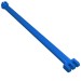 2375 - Hinge Bar 12L with 3 Fingers and Open End Stud - Blue