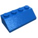 3037 - Slope 45Â° 2 x 4 - Blue