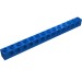 32018 - Blue - Technic Brick 1 x 14 [13 Pin Holes]
