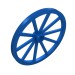 33212 - Blue - Wheel Wagon Giant (56mm D., 7 studs Dia.)