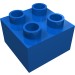 3437 - Duplo Brick 2 x 2 - Blue