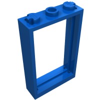3579 - Door Frame 1 x 3 x 4 - Blue