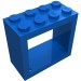4132 - Blue - Window 2 x 4 x 3 Frame with Solid Studs