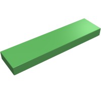 2431 - Tile 1 x 4 with Groove - Bright Green
