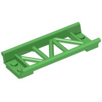 26022 - Vehicle Track, Roller Coaster Straight 8L - Bright Green