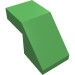 28192 - Bright Green - Slope 45Â° 2 x 1 with 2/3 Inverted Cutout and no stud