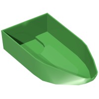 28533 - Boat Hull 8 x 16 x 3 - Bright Green