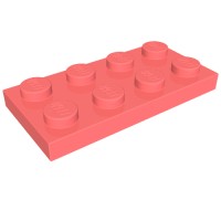 3020 - Plate 2 x 4 - Coral