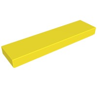 2431 - Tile 1 x 4 with Groove - Vibrant Yellow