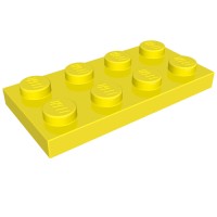 3020 - Plate 2 x 4 - Vibrant Yellow