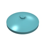 3960 - Dish 4 x 4 Inverted [Radar] - Light Turquoise