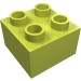 3437 - Duplo Brick 2 x 2 - Medium Lime