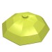 4094b - Medium Lime - Equipment Umbrella Top with No Bottom Flaps, 6 x 6 with Top Stud