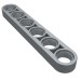 32063 - Technic Beam 1 x 6 Thin - Pearl Light Gray