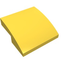 15068 - Slope Curved 2 x 2 x 2/3 - Yellow