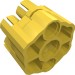 18588 - Yellow - Launcher, Weapon Rapid Shooter Six Barrel, 3 Fingers