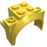 18974 - Wheel Arch, Mudguard 4 x 2 1/2 x 2 1/3 - Yellow