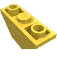 2341 - Slope Inverted 45Â° 3 x 1 Double with 2 Completely Open Studs - Yellow