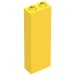 2454a - Yellow - Brick 1 x 2 x 5 with Blocked Open Studs and Bottom Stud Holder with Asymmetric Ridges