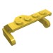 2578a - Yellow - Street Sweeper Brush Holder with Towball Fitting