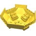 2618 - Yellow - Cockpit 10 x 10 x 4 Octagonal