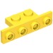 28802 - Bracket 1 x 2 - 1 x 4 [Rounded Corners at Bottom, Square Corners at Top] - Yellow