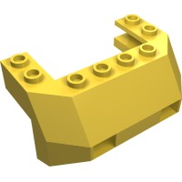 2916 - Train Front Sloping Base - Yellow