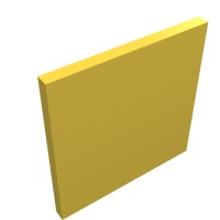 30258 - Road Sign Clip-on 2 x 2 Square - Yellow