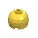 30367a - Yellow - Brick Round 2 x 2 Dome Top, Blocked Open Stud, No Bottom Axle Holder