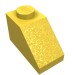3040b - Yellow - Slope 45Â° 2 x 1 with Bottom Pin