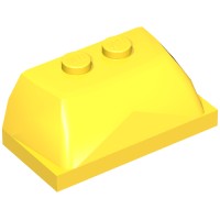 30841 - Windscreen 2 x 4 x 1 1/3 [Plain] - Yellow