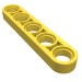 32017 - Technic Beam 1 x 5 Thin - Yellow