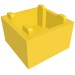 35700 - Container Box 2 x 2 x 1 [Plain] - Yellow