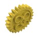 3648b - Technic Gear 24 Tooth [New Style with Single Axle Hole] - Yellow