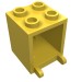 4345b - Yellow - Box 2 x 2 x 2 [Hollow Studs]