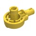 47455 - Yellow - Technic Rotation Joint Ball Loop with Two Perpendicular Pins with Friction