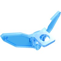 11599 - Minifig Neckwear Wings Insect - Trans-Medium Blue