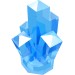 30385 - Trans-Medium Blue - Rock 1 x 1 Crystal 5 Point