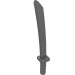 23984 - Pearl Dark Gray - Weapon Sword / Cutlass Serrated with Skull Hand Guard