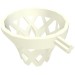 11641 - White - Sports Basketball Net with Axle