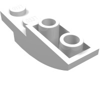 13547 - Slope Curved 4 x 1 Inverted - White