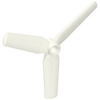 15790 - Propeller 3 Blade 9 Diameter with Recessed Center - White