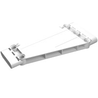 18945 - Technic Panel 5 x 11 x 1 Tapered - White