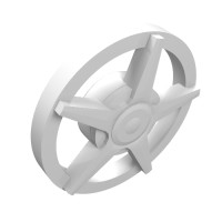 18978a - Wheel Cover 5 Spoke - for Wheel 18976 - White