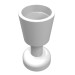 2343 - Equipment Goblet / Glass - White