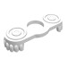 2526 - White - Minifig Neckwear Epaulette